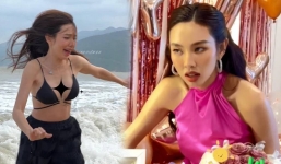 Thùy Tiên hóa 'thánh meme' mới của showbiz Việt với loạt biểu cảm 'khó đỡ'