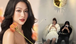 Hoa hậu Thiên Ân rò rỉ hình ảnh đi thẩm mỹ, làm dấy lên nghi vấn trùng tu nhan sắc