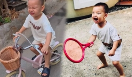 Video: Con trai Hồ Ngọc Hà và Kim Lý tấu hài cực mạnh khi được mẹ sắm 'xế' mới