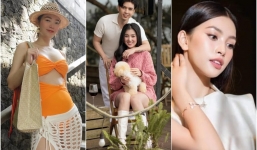 Sao Việt 3/5: Hoa hậu Tiểu Vy đáp trả tin đồn hẹn hò 'vua cà phê', mẹ bầu Minh Hằng khoe vóc dáng cuốn hút