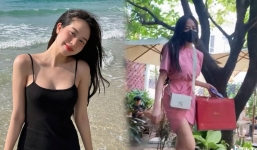 Hoa hậu Thanh Thủy bị 'tóm sống' khoảnh khắc đời thường cực đáng yêu