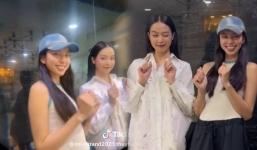 Hoa hậu Thùy Tiên và Thanh Thủy hiếm hoi đọ sắc, khoảnh khắc hậu trường mới gây chú ý