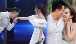 Không còn giấu giếm, Việt Anh và Quỳnh Nga công khai thể hiện tình cảm cho nhau trên truyền hình