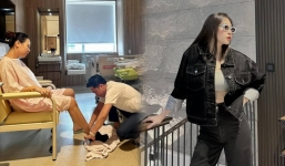 'Mẹ bỉm' Đàm Thu Trang hóa quý cô sành điệu chỉ sau 1 tháng sinh con, Cường Đôla có động thái đáng chú ý