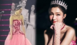 Phương Nhi quay lưng với khán giả khi kết thúc final walk, hành động sau đó khiến ai nấy 'đứng hình'