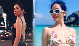 Lệ Quyên khoe dáng với đồ 2 mảnh dễ thương, Lâm Bảo Châu lập tức cảm thán