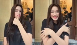 Video: Đỗ Thị Hà 'đu trend' tiktok, lộ rõ biểu cảm đáng yêu khiến fan không kìm được lòng