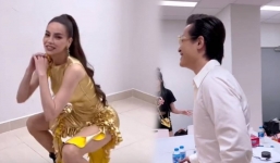 Hồ Ngọc Hà bị Hà Anh Tuấn bắt gặp hành động đầy bất ngờ ở hậu trường