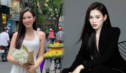 Vừa hóa nữ tổng tài, Đỗ Thị Hà nay đã khoe nhan sắc dịu dàng đón thu sang