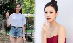 Đỗ Thị Hà khoe đôi chân 'kiếm Nhật' cực phẩm trong vườn quốc gia