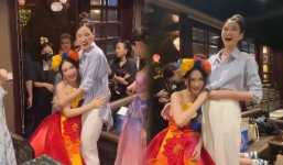 Video: Đỗ Thị Hà và Hòa Minzy có hành động cực hài hước trong lần đầu tiên gặp nhau