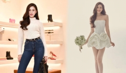Lên đồ lạ mắt, Đỗ Thị Hà vẫn khoe khéo được đôi chân 'kiếm Nhật' cực phẩm