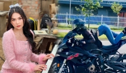 Động thái đáng chú ý của Ngọc Trinh sau khi bị chỉ trích vì loạt hành động khi lái mô tô