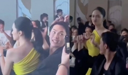 Video: Hương Giang Idol thoải mái sà vào lòng trai lạ, đối phương lập tức phản ứng