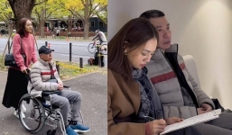 NSND Công Lý ngồi xe lăn, bà xã lên tiếng tiết lộ sự thật về tình hình sức khỏe