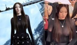 Em gái Trấn Thành tung bộ ảnh lên đồ táo bạo, sắc vóc có khác biệt ảnh bị 'chụp lén'?