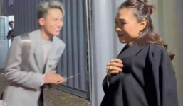 Video: Ali Hoàng Dương bất ngờ gặp Mỹ Tâm khi đang cúng tổ nghề, hành động sau đó khiến CDM ôm bụng cười