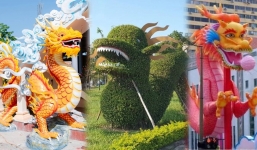 Cận kề Tết Nguyên đán Giáp Thìn, hàng loạt linh vật rồng ra mắt gây sốt mạng xã hội