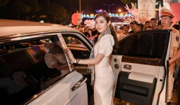 Siêu xe Roll Royce của vua cafe Đặng Lê Nguyên Vũ đưa đón Á hậu Huyền My
