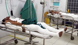 Thách nhau tẩm xăng trong lúc nhậu, 5 người bỏng nặng