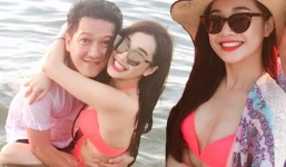 Lần hiếm hoi Nhã Phương mặc bikini khiến Trường Giang cũng phải 'đứng hình'