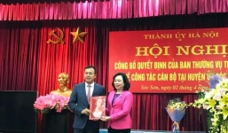 Con trai của nguyên Bí thư thành ủy Hà Nội Phạm Quang Nghị làm Phó Bí thư huyện ủy Sóc Sơn