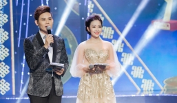 Sau tai nạn gẫy tay, Thùy Linh nén đau làm MC Cánh Diều Vàng