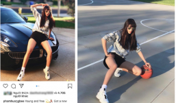 Phạm Hương khoe ảnh tóc mới nhưng dân mạng lại chỉ để ý chiếc siêu xe đằng sau