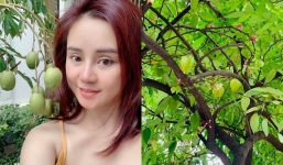 Vy Oanh hé lộ vườn cây trái trong biệt thự triệu đô