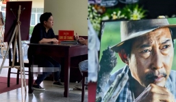 Trường Giang lặng lẽ đến viếng nghệ sĩ Lê Bình