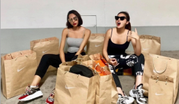 Kỳ Duyên, Minh Triệu rủ nhau đi mua cả 'núi' đồ hiệu