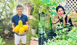 Vợ chồng Công Vinh - Thủy Tiên vui thú điền viên trong biệt thự triệu đô