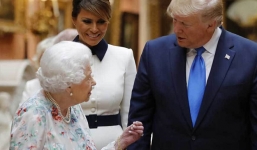 Đệ nhất phu nhân Melania 'cứu thua' cho TT Trump trước mặt nữ hoàng Anh