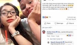 Quang Hải đăng ảnh tình cảm chúc mừng sinh nhật bạn gái