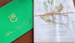 Thiệp cưới của Cường đô la và Đàm Thu Trang đã chính thức lộ diện?