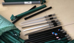 Nhập hơn 1.000 con dao tự chế từ Trung Quốc, 3 đối tượng bị bắt