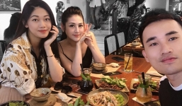 Á hậu Thanh Tú xuất hiện xinh đẹp bên hội chị em toàn mỹ nhân sau 1 tháng sinh con