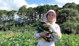 Lý Nhã Kỳ mua 50 hecta đất đồi tại Đà Lạt để trồng rau, nuôi gà