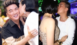 Ngoài Mỹ Tâm, Đàm Vĩnh Hưng không ngại tình tứ, ôm hôn mỹ nhân đình đám này