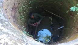 Nghệ An: Cụ ông được cứu sống sau gần 1 ngày rơi xuống giếng sâu