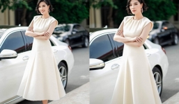 Siêu mẫu Vũ Cẩm Nhung được xế sang của vua cafe Đặng Lê Nguyên Vũ đưa đón đi sự kiện