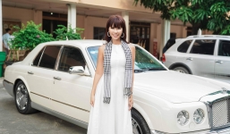 Siêu xe ông Đặng Lê Nguyên Vũ yêu thích nhất đưa đón siêu mẫu Hà Anh tại TP.HCM