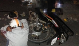 Phóng xe tốc độ cao, hai nam thanh niên tông vào đuôi xe container thương vong