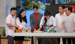 Hari Won lại tiếp tục ăn 'bất chấp thể diện' trên sóng truyền hình