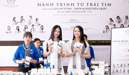 Hoa hậu Phương Khánh khoe vẻ đẹp 'vạn người mê' đi sự kiện của vua cafe Đặng Lê Nguyên Vũ