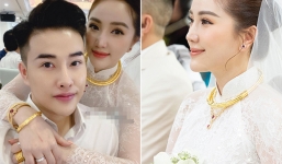 Bảo Thy đeo vàng nặng trĩu trong lễ cưới với đại gia Nghệ An