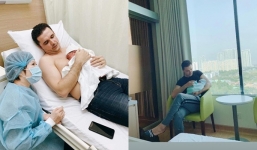 Phương Mai hạnh phúc khi ông xã chăm con cực khéo