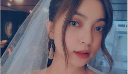 Hậu chia tay Quang Hải, Nhật Lê mặc váy cưới ẩn ý: 'Đến 1 ngày... em là cô dâu'