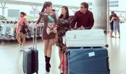 Bố mẹ Hoa hậu Ngân Anh đưa con gái sang Anh nhận bằng thạc sĩ