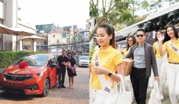 Đại gia tặng xe hơi cho nhân viên gây chú ý khi xuất hiện bên dàn người đẹp Miss Universe